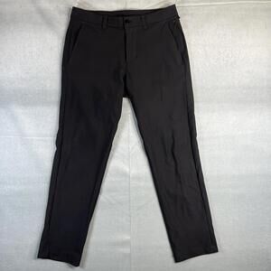 Lululemon ABC Commission Pants Mens 30 Black Slim Fit Performance Warpstreme
